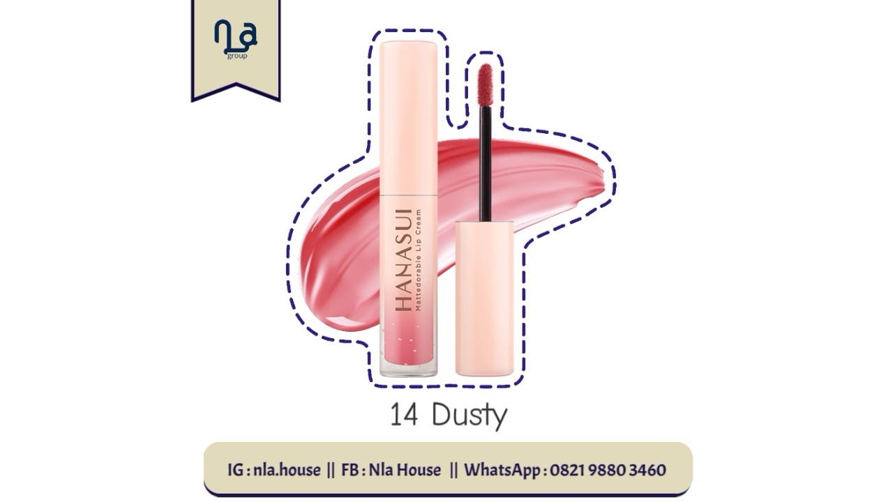 Hanasui Mattedorable Lip Cream 14 Dusty 