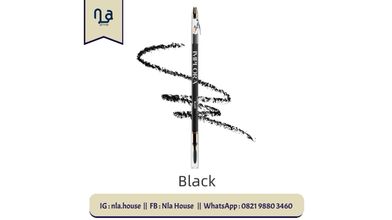 Implora Eyebrow Pencil-Black