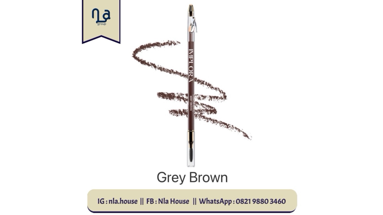 Implora Eyebrow Pencil-Grey Brown