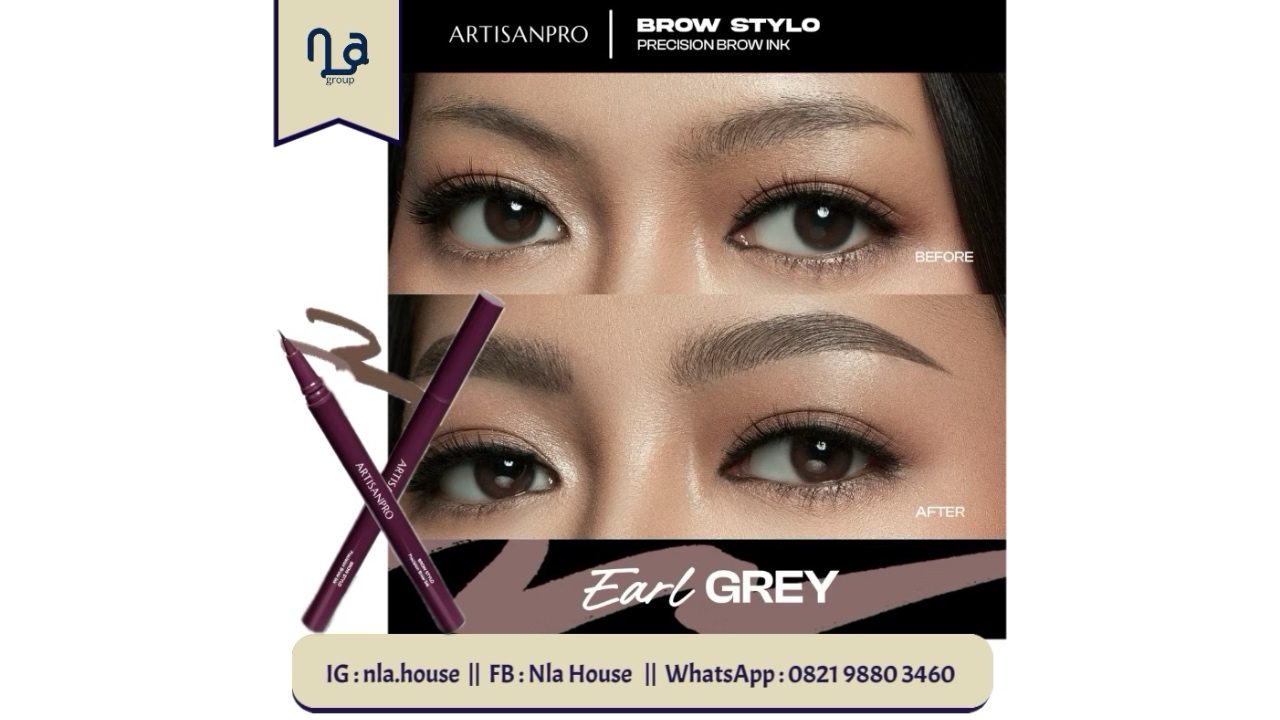 Artisan Pro Brow Stylo Precision Brown Ink-Earl Grey
