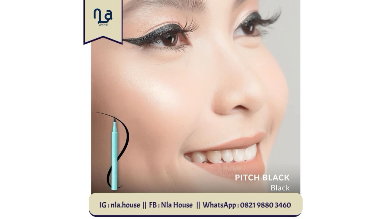 BLP Matte Liner Eyeliner Spidol-Pitch Black