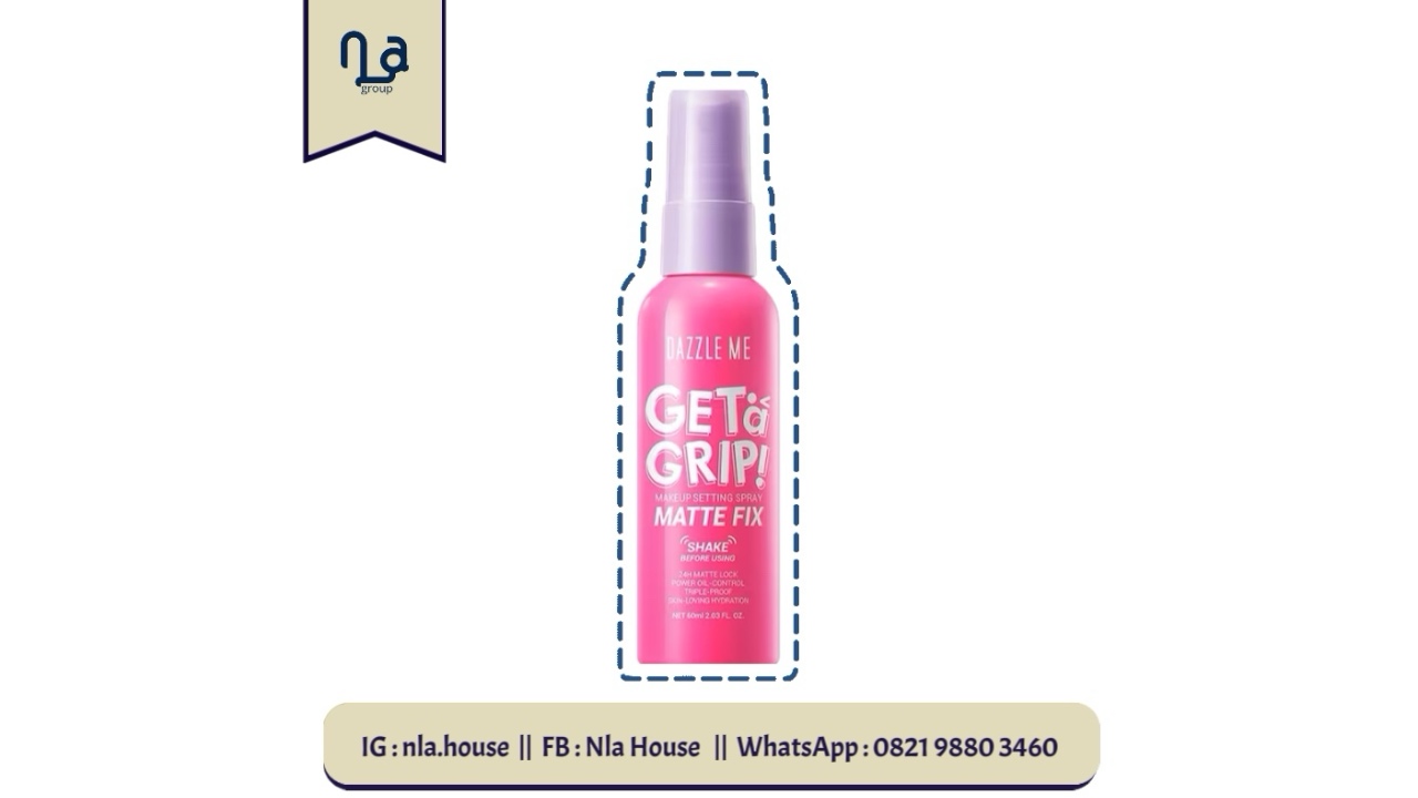 Dazzle Me Get A Grip Makeup Setting Spray Matte Fix 60ml