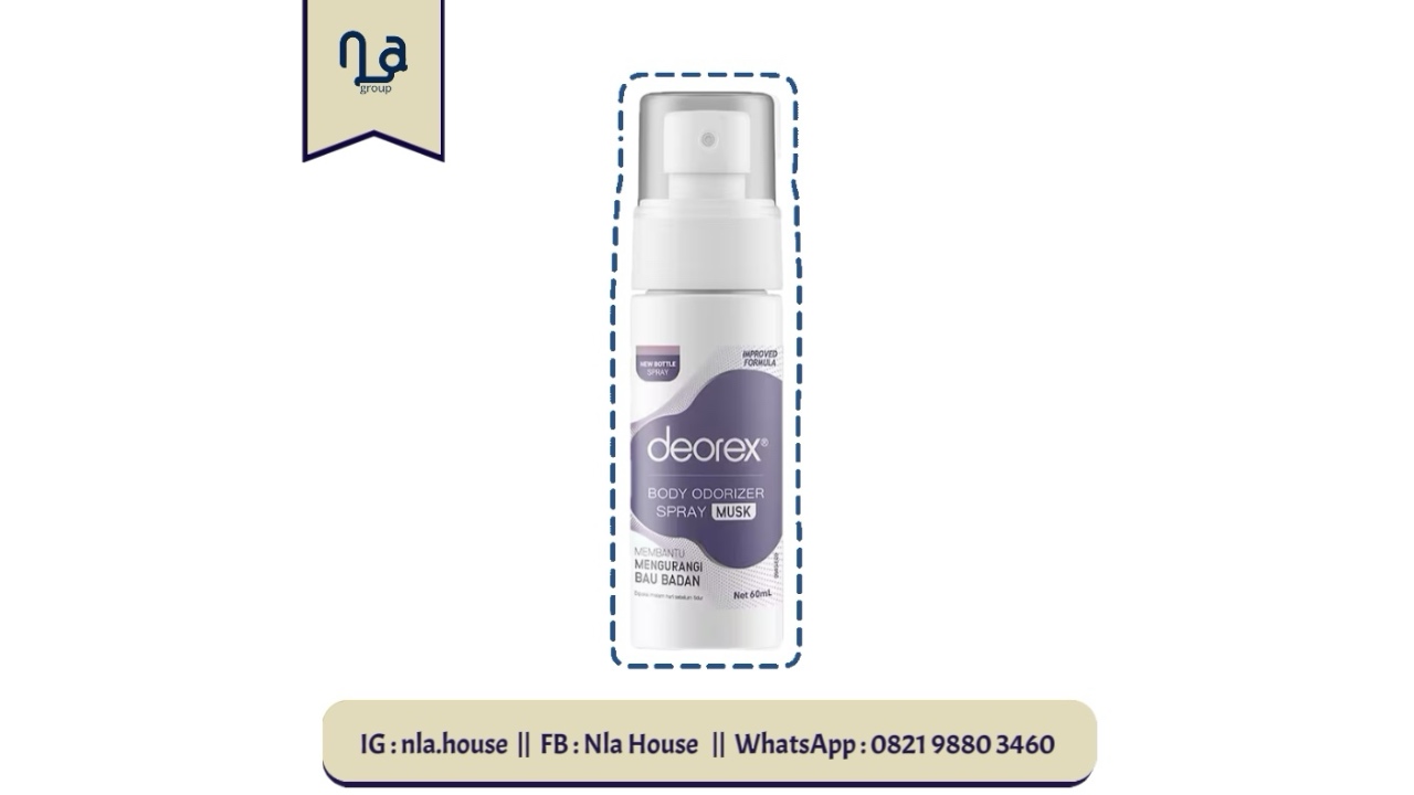 Deorex Body Spray Masking Fragrance Musk 60ml